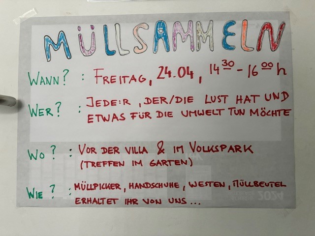 Müllsammel Aktion